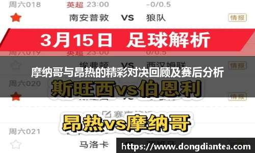 摩纳哥与昂热的精彩对决回顾及赛后分析