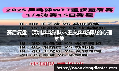 赛后复盘：深圳乒乓球队vs重庆乒乓球队的心理素质