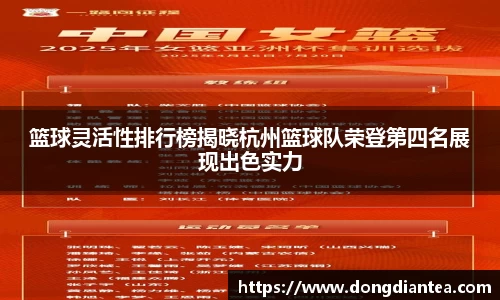 篮球灵活性排行榜揭晓杭州篮球队荣登第四名展现出色实力